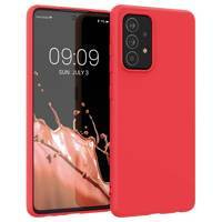 Silicone Case Flexibel Gummi Handyhülle Silikon Schutzhülle für Samsung Galaxy A22 4G rot