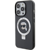 Karl Lagerfeld KLHMP15LHMRSKHK iPhone 15 Pro 6.1&quot; black/black hardcase Ring Stand Karl Head MagSafe