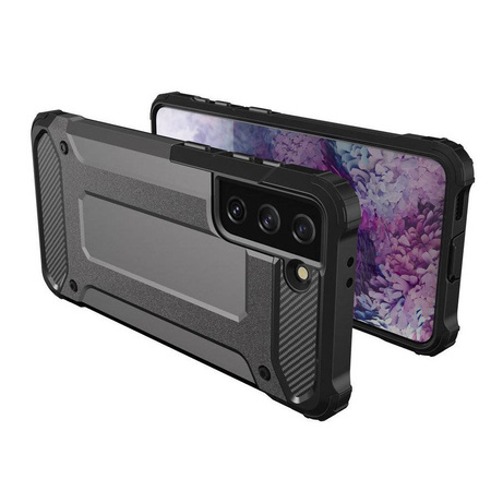 Hybrid Armor pancerne hybrydowe etui pokrowiec Samsung Galaxy S22+ (S22 Plus) czarny