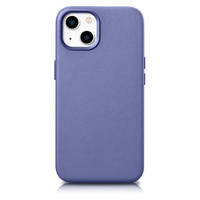 iCarer Case Leather genuine leather case for iPhone 14 hellviolett (WMI14220705-LP) (MagSafe compatible)