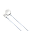 Devia kabel 2w1 V2 Smart USB - Lightning biały z ładowarką indukcyjną do Apple Watch