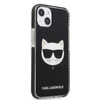 Original Case IPHONE 13 MINI Karl Lagerfeld Hardcase Choupette Head black