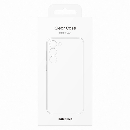 Samsung Clear Cover Hülle für Samsung Galaxy S23+ Gel Cover transparent (EF-QS916CTEGWW)