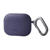 Uniq case Nexo AirPods Pro 2 gen + Ear Hooks Silicone purple/fig purple