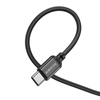 Borofone Kabel BX87 Sharp - USB na Typ C - 3A 1 metr czarny