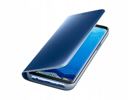 Etui HUAWEI P40 LITE Clear View Cover z klapką niebieskie