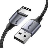 Ugreen kabel przewód USB - USB Typ C Quick Charge 3.0 3A 1m szary (60126)