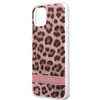 Schutzhülle IPHONE 13 MINI Guess Hardcase Leopard (GUHCP13SHSLEOP) rosa