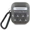 Original Handyhülle APPLE AIRPODS PRO 1 / 2 Mercedes Cover Large Star Pattern (MEA28DPMGS) schwarz