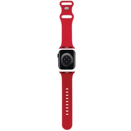 Hello Kitty Silikon-Kitty-Kopfband für Apple Watch 38/40/41 mm – rot