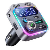 Joyroom JR-CL16 48W Car Wireless FM Transmitter-Black