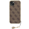 Guess GUHCP15MGF4GBR iPhone 15 Plus 6,7&quot; braun/braunes Hardcase 4G Charms Collection