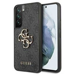 Original Case SAMSUNG GALAXY S22 Guess Hardcase 4G Big Metal Logo GUHCS22S4GMGGR gray