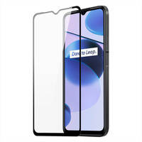 Dux Ducis 9D Tempered Glass Vollbild 9H Panzerglas mit Rahmen Realme C35 schwarz (case friendly)