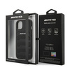 AMG AMHCP14MGSEBK iPhone 14 Plus 6,7" czarny/black hardcase Leather Debossed Lines