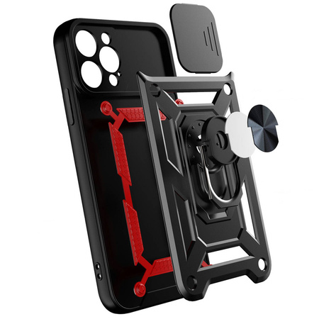 Hybrid Armor Camshield etui iPhone 14 Plus pancerny pokrowiec z osłoną na aparat niebieskie