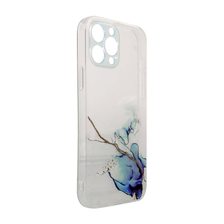 Marble Case Cover für Samsung Galaxy A12 5G Gel Cover Marble Blue