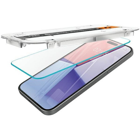 TEMPERED GLASS Spigen GLAS.TR &quot;EZ FIT&quot; IPHONE 15 PLUS CLEAR