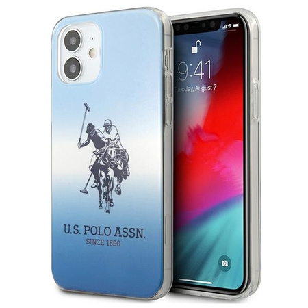 US Polo USHCP12SPCDGBL iPhone 12 mini niebieski/blue Gradient Collection