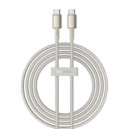 Kabel 100W 5A 2m USB-C - USB-C Baseus Tungsten Glod złoty