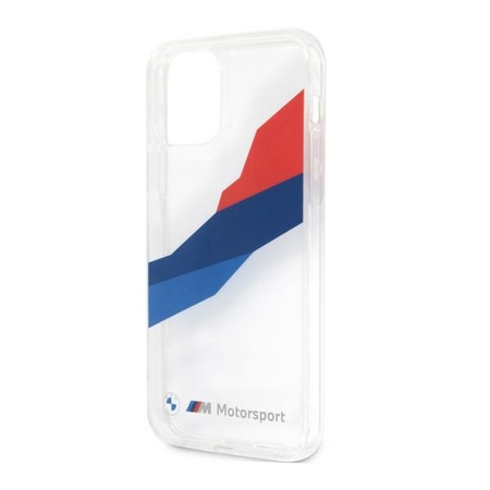 Etui BMW BMHCP12LSKTGT iPhone 12 Pro Max 6,7" transparent hardcase Motorsport Tricolor