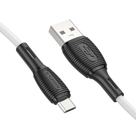 Borofone Kabel BX86 Advantage - USB na Micro USB - 2,4A 1 metr biały