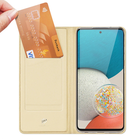 Dux Ducis Skin Pro kabura etui pokrowiec z klapką Samsung Galaxy A73 złoty