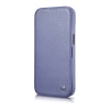 iCarer CE Premium Leather Folio Case iPhone 14 Pro Magnetic Flip Leather Folio Case MagSafe Light Purple (WMI14220714-LP)