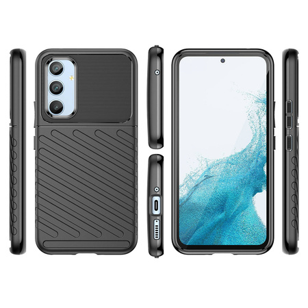 Thunder Case für Samsung Galaxy A54 5G Silikon Armor Case blau