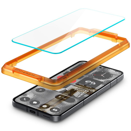 TEMPERED GLASS Spigen ALM GLAS.TR 2-PACK NOTHING PHONE 2 CLEAR