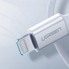 Ugreen kabel przewód USB Typ C - Lightning 3A 0,25 m biały (US171)