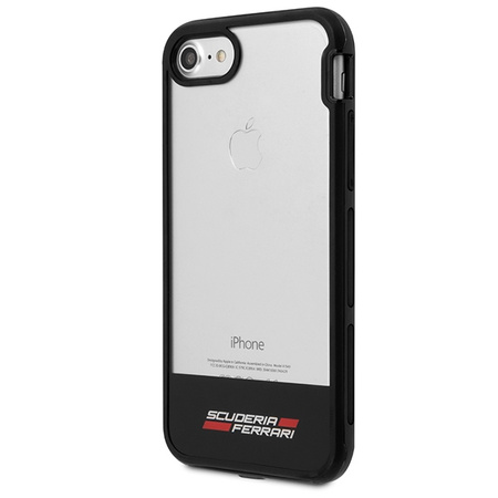 Ferrari Hardcase FEHCP7BISBK iPhone 7/8 /SE 2020 transparent black