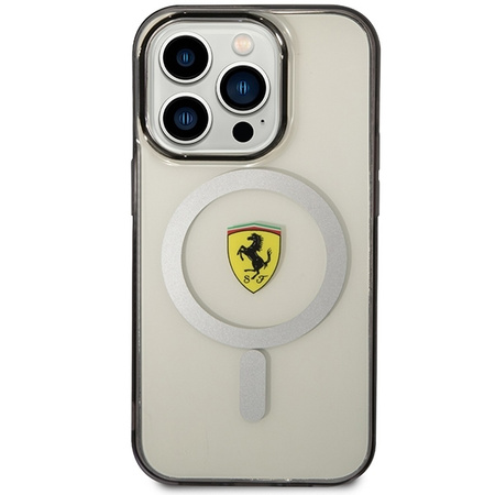 Ferrari FEHMP14LURKT iPhone 14 Pro 6,1" klar/transparent Hardcase Outline Magsafe