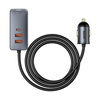 ŁAD SAM BASEUS SHARE TOGETHER 2xUSB 2xUSB-C 120W Z PRZEDŁUŻACZEM SZARA/GREY