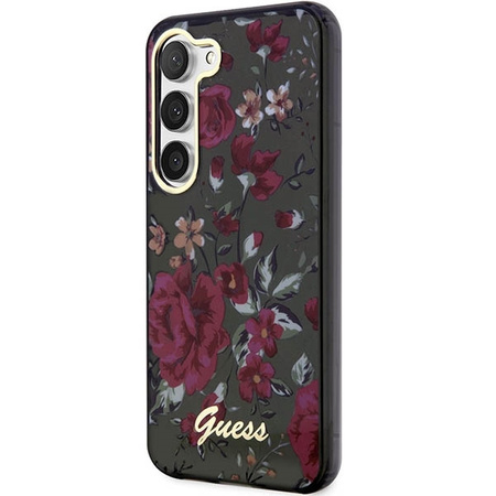 Guess GUHCS23SHCFWSA S23 S911 grün/kaki Hardcase Flower Collection