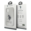 US Polo USHCP12LSLHRWH iPhone 12 Pro Max 6,7" biały/white Silicone Collection