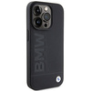 Etui BMW Leather Hot Stamp na iPhone 15 Pro - czarne