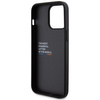 Etui BMW Leather Carbon na iPhone 15 Pro Max - czarne