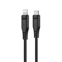 Acefast Kabel MFI USB Typ C - Lightning 1,2m, 30W, 3A schwarz (C3-01 schwarz)