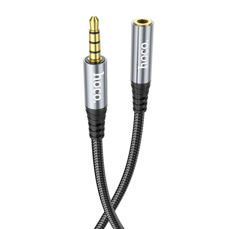 HOCO kabel AUX Audio Jack 3,5mm męski na żeński UPA20 2m czarny