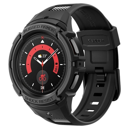 Spigen RUGGED ARMOR &quot;PRO&quot; GALAXY Watch 5 PRO (45 MM) BLACK