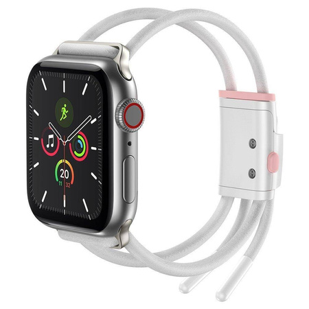 Baseus pasek opaska bransoleta do Apple Watch 38 mm / 40 mm biały (LBAPWA4-A24)