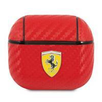 Ferrari FESA3CARE AirPods 3 cover czerwony/red On Track PU Carbon