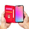 Magnet Card Case for iPhone 13 Pro Pouch Card Wallet Card Holder Red