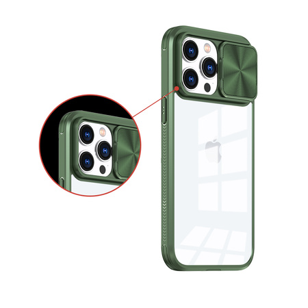 Case IPHONE 14 MX CamSlider green