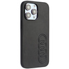 Audi Kunstleder iPhone 14 Pro Max 6,7&quot; schwarz/schwarz Hardcase AU-TPUPPCIP14PM-TT/D1-BK