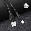 USAMS Kabel U35 lightning 2A Fast Charge 1m czarny/black SJ364USB01 (US-SJ364)