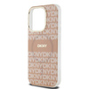 DKNY DKHMP13LHRHSEP iPhone 13 Pro / 13 6.1" różowy/pink hardcase IML Mono & Stripe MagSafe