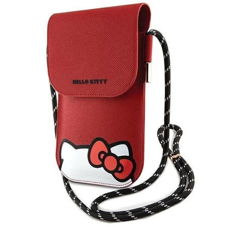 Hello Kitty Ledertasche „Hiding Kitty Cord“ – Rot