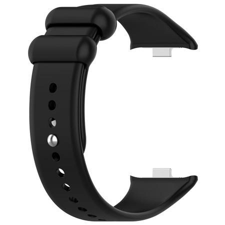 Pasek Silikonowy Mi Band 8 Pro / M8 Pro (8), BLACK / CZARNY